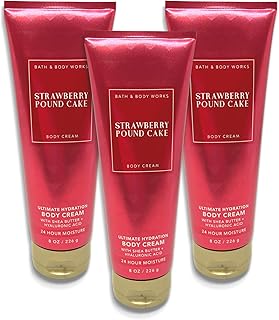 Bath & body works crème pour le corps ultra hydratante gâteau aux fraises