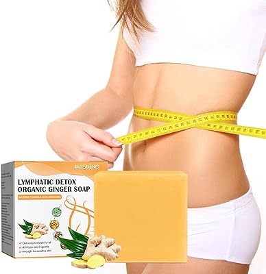 Savon naturel au gingembre, savon en barre de gingembre avec ingrédients à base de plantes biologiques - tous types de peau savon de bain au gingembre drainage lymphatique résolvant les ganglions lymphatiques des aisselles, des jambes, de la taille. Le e-commerce qui respecte votre pouvoir d'achat : Diaytar