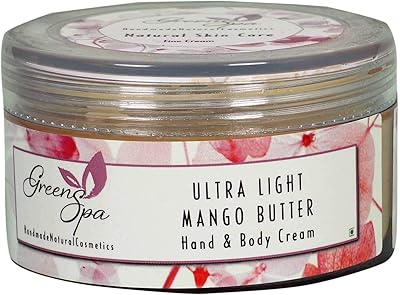 Crème mains et corps ultra légère au beurre de mangue greenspa 50 g