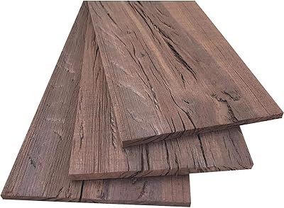 Smart panel sphw521 panneau mural 3d en bois lourd récupéré marron
