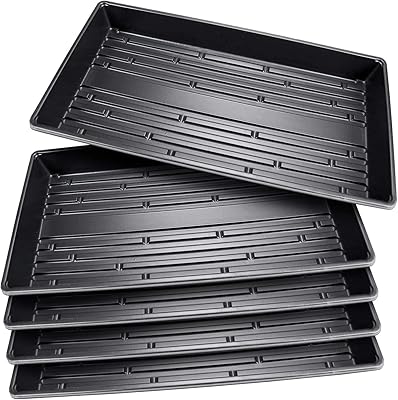 Pratco outdoor seed starting and plant propagation tray, sans trous de drainage, 10