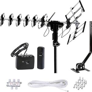 ANTENNE TV HD EXTÉRIEURE FIVE STAR 2019, NOUVEAU MODÈLE, PORTÉE DE 200 MILES