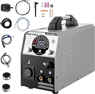 Soudeuse vevor mig tig mma 200a 6 en 1 machine à
