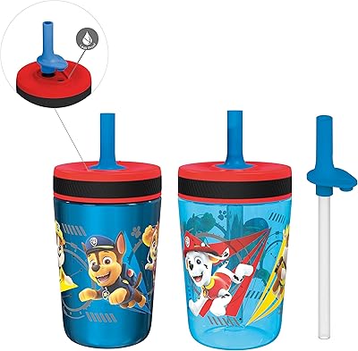 Zach designs paw patrol kelso ensemble de gobelets avec couvercle à