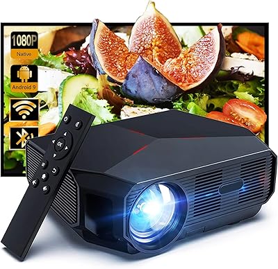Projecteur wifi 4600 lumens, projecteur bluetooth fhd 1080p écran 200. Achetez en toute sérénité sur Diaytar