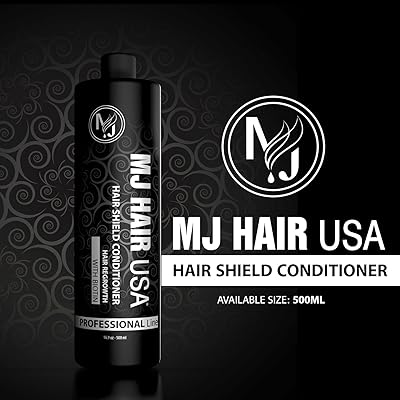 Mj hair shield conditioner, après-shampooing pour la repousse des cheveux sans biotine