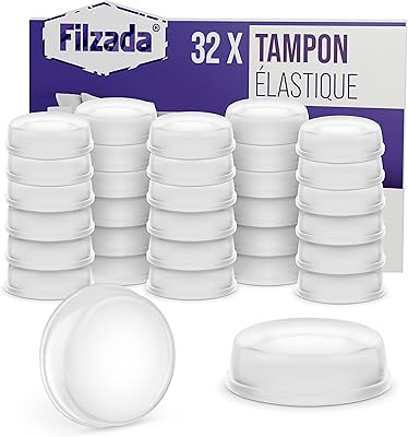 Filzada ® 32 x butées de porte murales autocollantes ø 12 mm butée en caoutchouc pour armoire murale plaque de verre tampon d'arrêt de table / tampon élastique. Commandez malin, vivez mieux avec Diaytar
