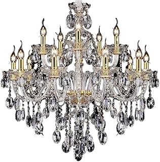 Lustre rond moderne en cristal farotta pour salle à manger, salon, chambre à