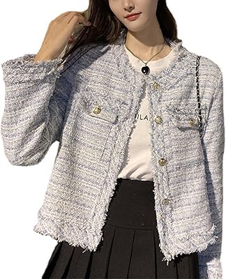 Blazer à motifs pour femme, manches longues et devant ouvert, un short élégant