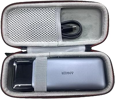 Honeyuln étui de transport pour anker power bank 737 (powercore 24k), étui