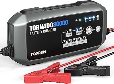 Chargeur de batterie de voiture tt topdon tornado 30000 30a 6v 12v