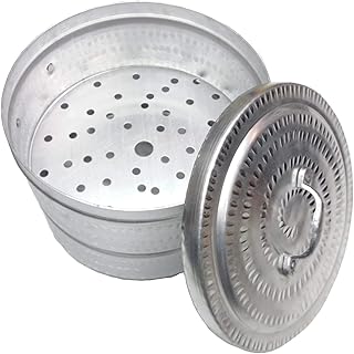 Marmite et cuiseur vapeur en aluminium pour mandi et biryani, 16 pouces
