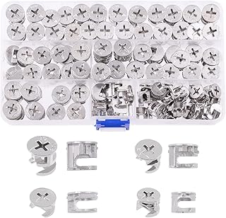 Mardart lot de 100 pièces assorties de 4 tailles pour fixations de meubles