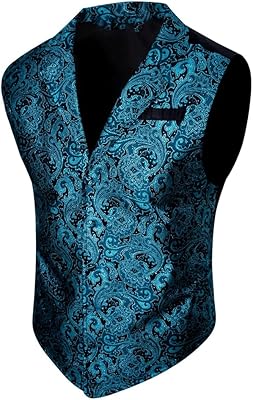 Yokima gilet pour hommes formel bleu pour hommes gilet simple boutonnage col