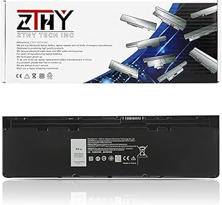 Zthy haute capacité 7.4v 52wh vfv59 wd52h batterie d'ordinateur portable pour dell latitude