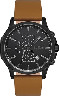 Montre multifonction lee cooper pour homme, cadran noir - lc06889.664-nl, marron, bracelet. Électroménager, mode, beauté... Diaytar a tout en stock