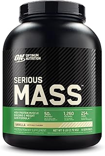 Poudre de protéine de gain de poids de la série optimum nutrition, vitamine