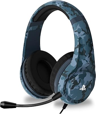 Casque de jeu stéréo 4 gamers pro4-70, minuit (playstation 4)