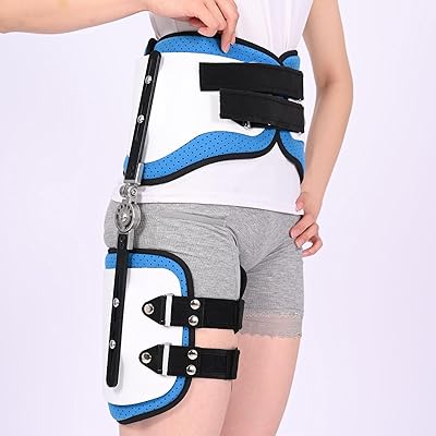 Orthèse de hanche, attelle de cuisse antidérapante réglable, correcteur universel pour les douleurs