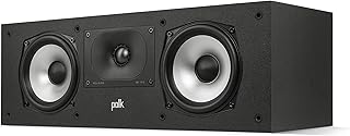 Haut-parleur central compact polk monitor xt30 audio haute résolution compatible dolby atmos