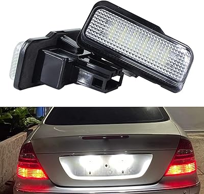 Kit d'éclairage de plaque d'immatriculation à led complet apmat compatible avec mercedes benz
