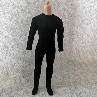 Vêtements pour hommes à l'échelle 1/6, sous-combinaison en tissu à manches longues