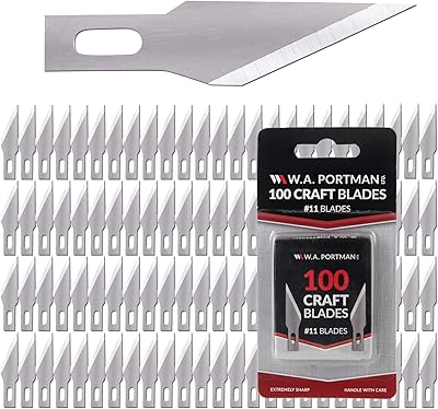 Wa portman 100 lames de couteau de loisir pack de recharge paquet