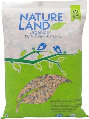 Nature land organics panchrangi dal-500g sachet. Faites-vous plaisir sans culpabiliser avec Diaytar