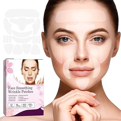 Patchs anti-rides sapwell pour le visage et le front, 192 pièces, complets