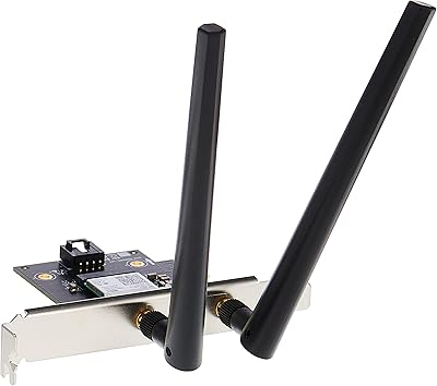 Adaptateur asus wi-fi 6 (802.11ax) pce-ax3000 avec 2 antennes externes prenant en charge