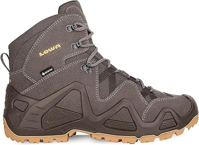 Bottes de randonnée mi-hautes lowa zephyr gtx pour hommes, coyote/olive