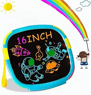 Tableau d'écriture lcd, planche à dessin de 16 pouces pour enfants, tablette d'écriture