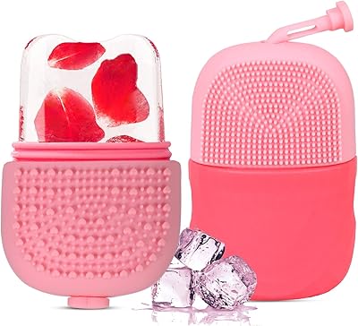 Masseur de visage pour rouleau de glace avec gommage pinceau de maquillage