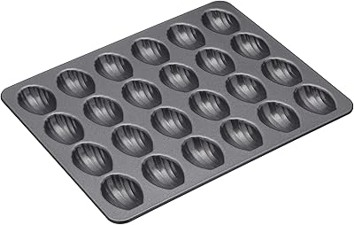 Mini poêle à madeleines master class antiadhésive avec 24 trous taille