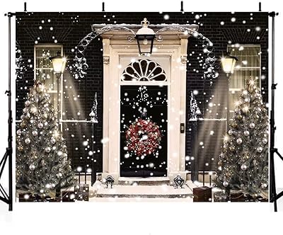 Fond de photographie de noël fond de noël de 7 x 5 pieds