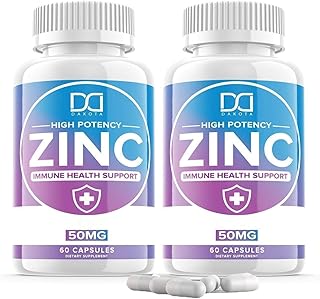 50 mg de supplément de vitamines de zinc pour le système de soutien