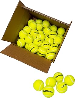 Balles de tennis sans pression gamma - durables, réutilisables et portables, parfaites