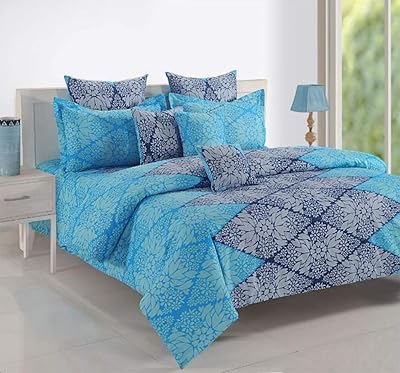 Drap de lit plat swayyum 100 % coton 120 fils avec 2 taies