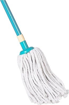 Vadrouille ronde professionnelle en coton cleano pour nettoyer les sols, fil dentaire 290