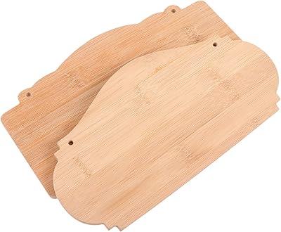 Healifty panneau en bois inachevé 2 pièces, panneau vierge inachevé à suspendre, pyrogravure en bois, écriture de photos, décoration d'intérieur, bricolage, artisanat, ornements, marron clair 3. Diaytar Sénégal : Achetez plus, dépensez moins