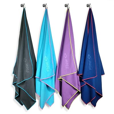 Serviette d'eau flo sports serviettes de bain en microfibre à séchage rapide