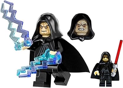 Minifigure lego star wars de l'empereur palpatine darth sidious de l'ultimate duel set
