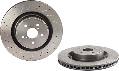 Disque de frein avant brembo 09.a300.11 avec revêtement uv - 1 pièce