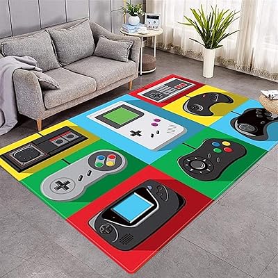 Tapis de contrôleur de manette de jeu tapis de salle de jeux