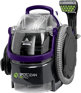 Le nettoyeur de tapis portable bissell spotclean pet pro de 750 watts élimine