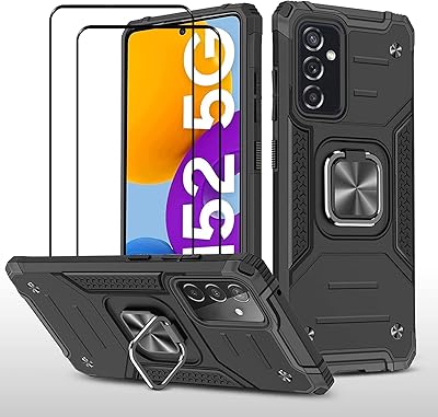 Coque mobile zed moon pour samsung galaxy m52 5g avec protecteur d'écran