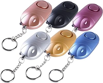 Alarme personnelle sirène d'urgence 140 db avec lumières led alarme de sécurité