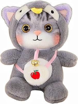 Adorable peluche chat pingouin, jolies peluches pour garçons et filles, cadeaux de noël