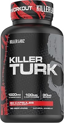 Killer labz killer turk capsules anabolisantes naturelles | 1000mg a. turkestanica | 100mg