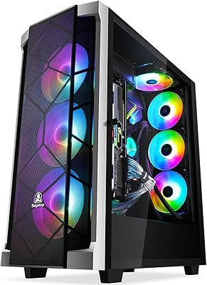 Boîtier d'ordinateur de jeu t1 e-atx pleine tour segotip, support de carte graphique